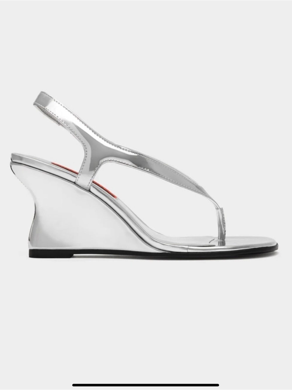 Simon Miller Metallic Silver Thong Sandals